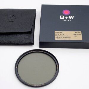 B+W 82mm Master High Transmission Circular Polarizer MRC Nano Filter NEW